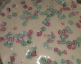 A picture of step 3 of Orange tutti frutti cake.