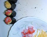 A picture of step 8 of Temari Sushi (Bite-sized Sushi Balls).