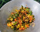 A picture of step 5 of Bajra(pearl millet) Upma.
