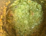 A picture of step 1 of Keema matar masala.