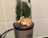 A picture of step 3 of Spinach pasta.