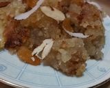 A picture of step 4 of Makhandi halwa.