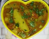 आलू मटर की सब्जी (aloo matar ki sabzi recipe in Hindi) रेसिपी चरण 5 फोटो