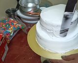 2 टायर किट कैट गेम्स चॉकलेट केक रेसिपी चरण 19 फोटो