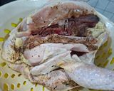 Hình bước làm 1 của món Gà Ta Hấp Hành