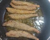 A picture of step 2 of Chatpaty kurkury Bombil fish fry.