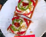 A picture of step 4 of Brown bread pizza.
