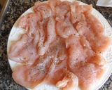 Foto del paso 1 de la receta: Filetes de pechuga de pollo con bacon ahumado y mozzarella