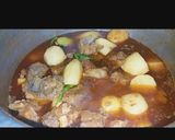 A picture of step 5 of Beef Tikka biryani.