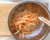 Japanese persimmon salad dressed with "Tofu" recipe step 4 photo