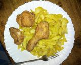 A picture of step 3 of JFC (Jacky's Fried 🐔) #author marathon #meatrecipe.
