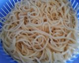 Foto del paso 3 de la receta Espaguetis con pesto de albahaca y anacardos
