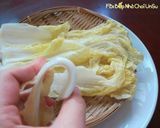 Hình bước làm 7 của món Kim chi cải thảo muối xổi 배추걸절이