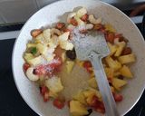 A picture of step 2 of Pineapple pulao.