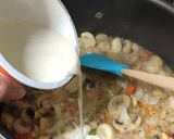 Foto del paso 4 de la receta: Espaguetis cremosos con gambitas!