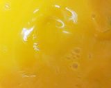 A picture of step 9 of Whole Kabocha Pudding Cake for Halloween.