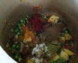 A picture of step 5 of Instant masala rice with curd & papad.