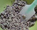 A picture of step 2 of Crunchy Macrobiotic Sesame and Okara Crackers.