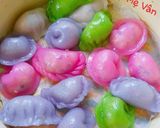 Hình bước làm 11 của món Há cảo sắc màu