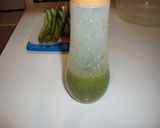 A picture of step 1 of Green Asparagus with Basil Pesto.