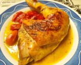 Foto del paso 5 de la receta: Pollo asado con Leche de Coco al Curry y Cherrys