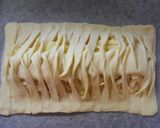 A picture of step 5 of Cheese and Bacon Pie with Frozen Puff Pastry.