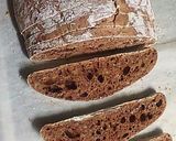A picture of step 5 of Oil and Egg Free Chocolate Biscotti.