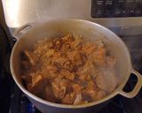 A picture of step 3 of Curried goat.