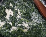 Foto del paso 2 de la receta: Cazuela vegetariana con "corazón" de crema de espinacas