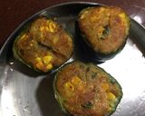 A picture of step 9 of Stuffed Capsicum.