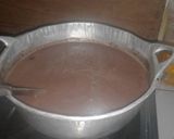Foto langkah ke 3 dari resep Puding Brownies with Vla.