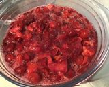 Une image de l'étape 6 de Compote de cerises et pêches de vigne.