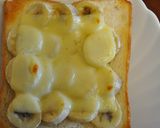 A picture of step 2 of For Breakfast or as a Snack! Banana Cheese Toast.