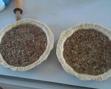 A picture of step 3 of Pecan pie , makes 2.
