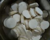 A picture of step 1 of Tori Arabi mix sabji.