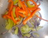 A picture of step 3 of Honey mustard chicken salad.