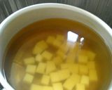 A picture of step 1 of Mock-Clear Soup.