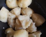 A picture of step 1 of Cheesy Potato balls.