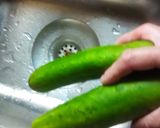 Foto del paso 1 de la receta: Pinchos con pepino 🥒＼⁠(⁠^⁠-⁠^⁠ ⁠)