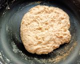A picture of step 3 of Kaju Pista Roll.