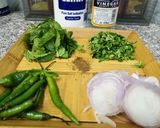 A picture of step 1 of Green chutney.