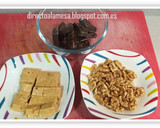 Foto del paso 1 de la receta: Rocas de chocolate, turrón y nueces
