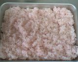 A picture of step 6 of Sakura Mochi.