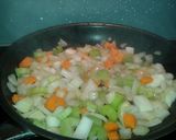 A picture of step 2 of Slow Cooker Sausages and Lentils Casserole.