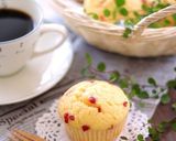 A picture of step 9 of Strawberry White Chocolate Muffins.