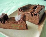 A picture of step 9 of Pear and Cocoa Blancmange-style Okara Cake.
