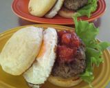 A picture of step 5 of English Muffin Hamburger.