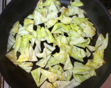 A picture of step 4 of Pasta with Spring Cabbage and Twice-Cooked Pork.