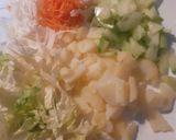 A picture of step 1 of Chicken Mayo Cream Salad.