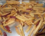 A picture of step 6 of My Ultimate Favorite! Ginger-Flavored, Sugar-Coated Sweet Potato Sticks (Kenpi).